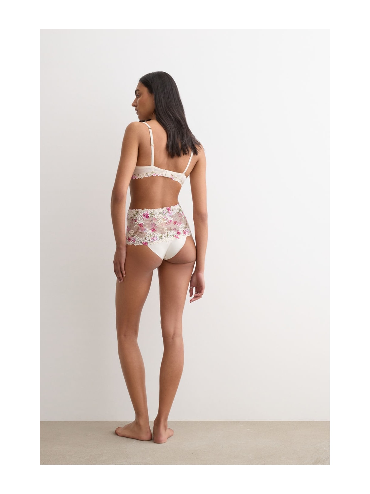 Calcinha Culotte Brasileira Pretty Flowers Rosa Intimissimi