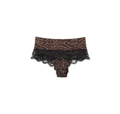 Calcinha Culotte Brasileira Sensual Attitude - Marrom