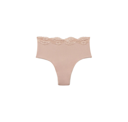 Calcinha Culotte Brasileira Your Everyday Wear - Bege