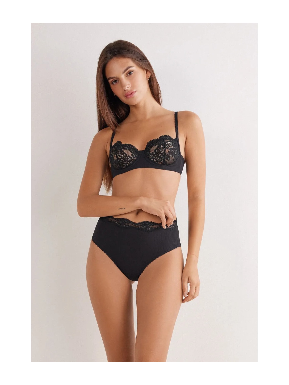 Calcinha Culotte Brasileira Your Everyday Wear Preto Intimissimi