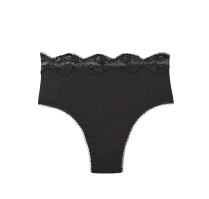 Calcinha Culotte Brasileira Your Everyday Wear - Preto