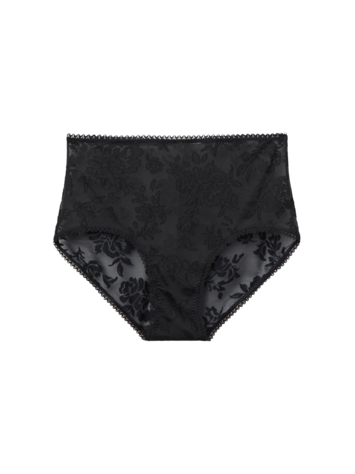 Calcinha Culotte Cintura Alta Softer Than a Kiss Preto Intimissimi