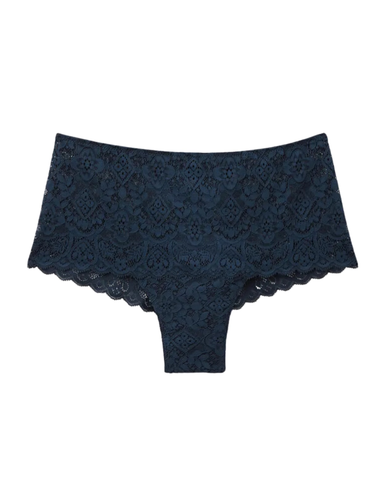Calcinha Culotte Em Renda - Azul