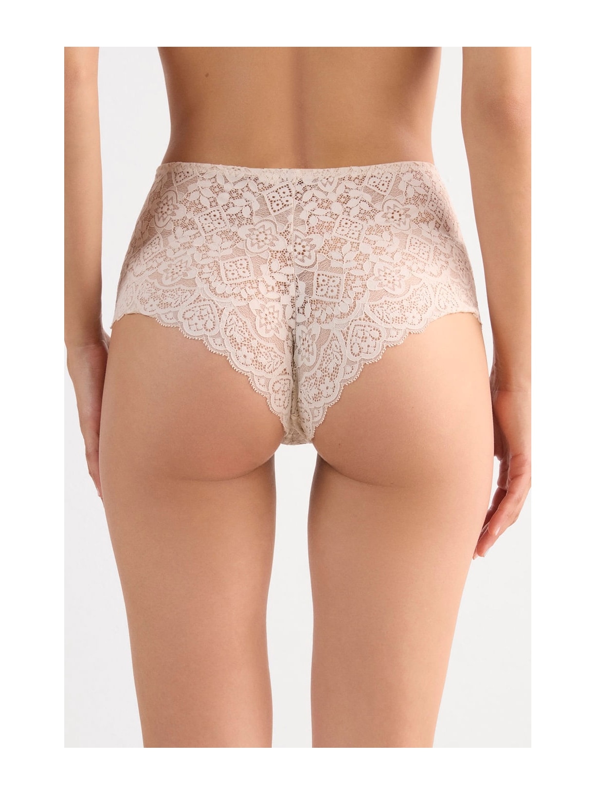 Calcinha Culotte Em Renda Off-White Intimissimi