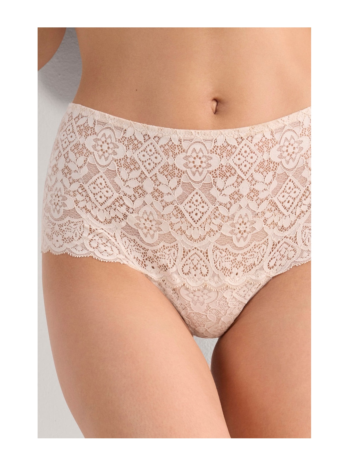 Calcinha Culotte Em Renda Off-White Intimissimi