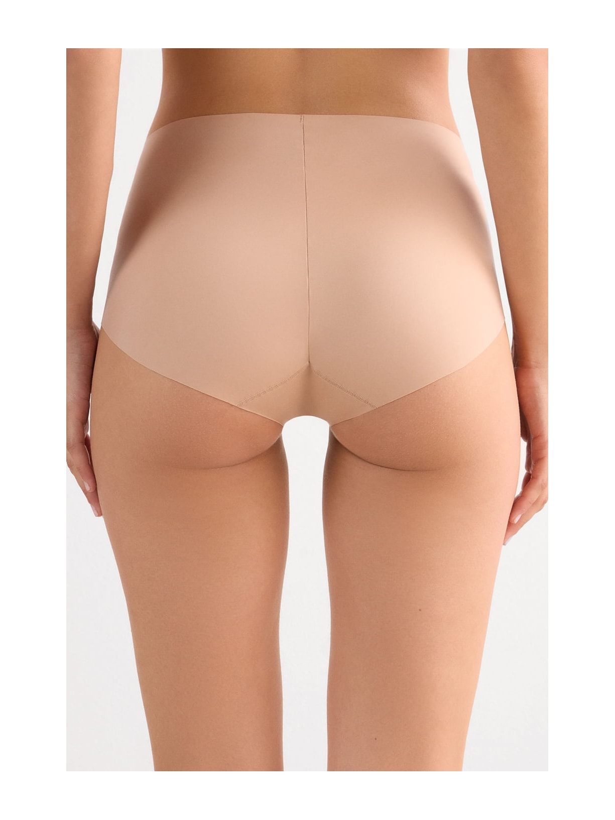 Calcinha Culotte Sem Costuras Em Microfibra Bege Intimissimi