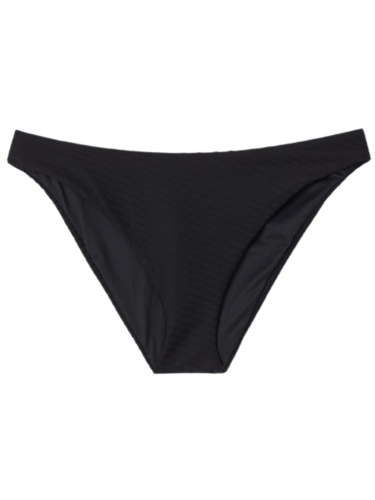 Calcinha De Biquíni 3d Black Waves - Preto