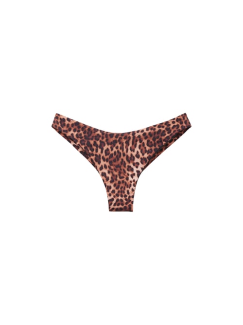 Calcinha De Biquíni Brasileira Brown Animalier - Marrom