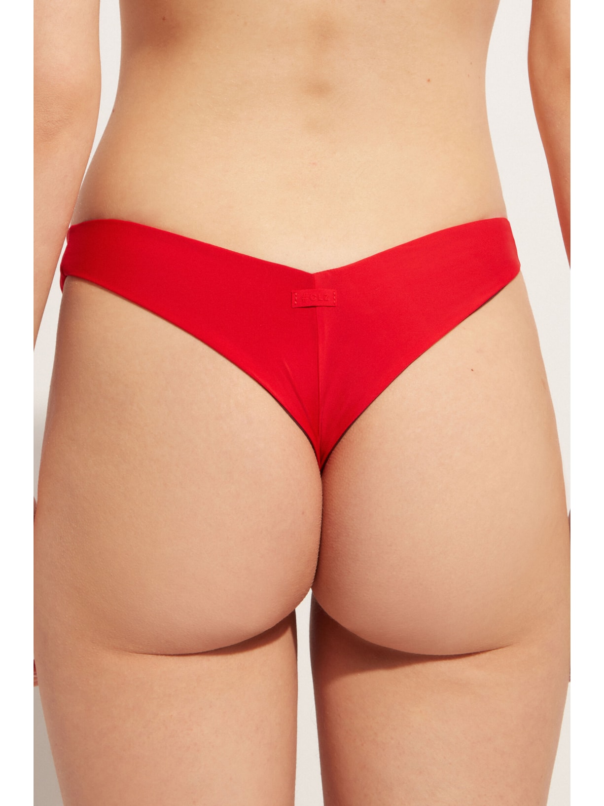 Calcinha De Biquíni Brasileira Cavada Indonésia Vermelho Calzedonia