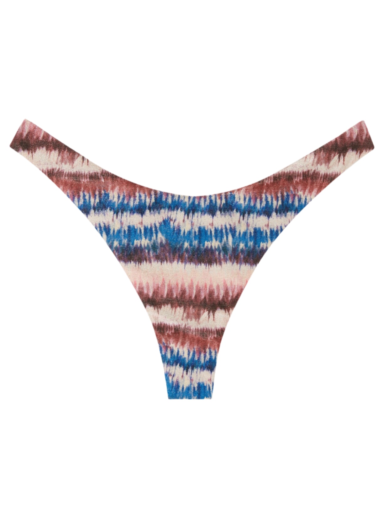 Calcinha De Biquíni Brasileira Cavada Tie-Dye Formentera - Colorido