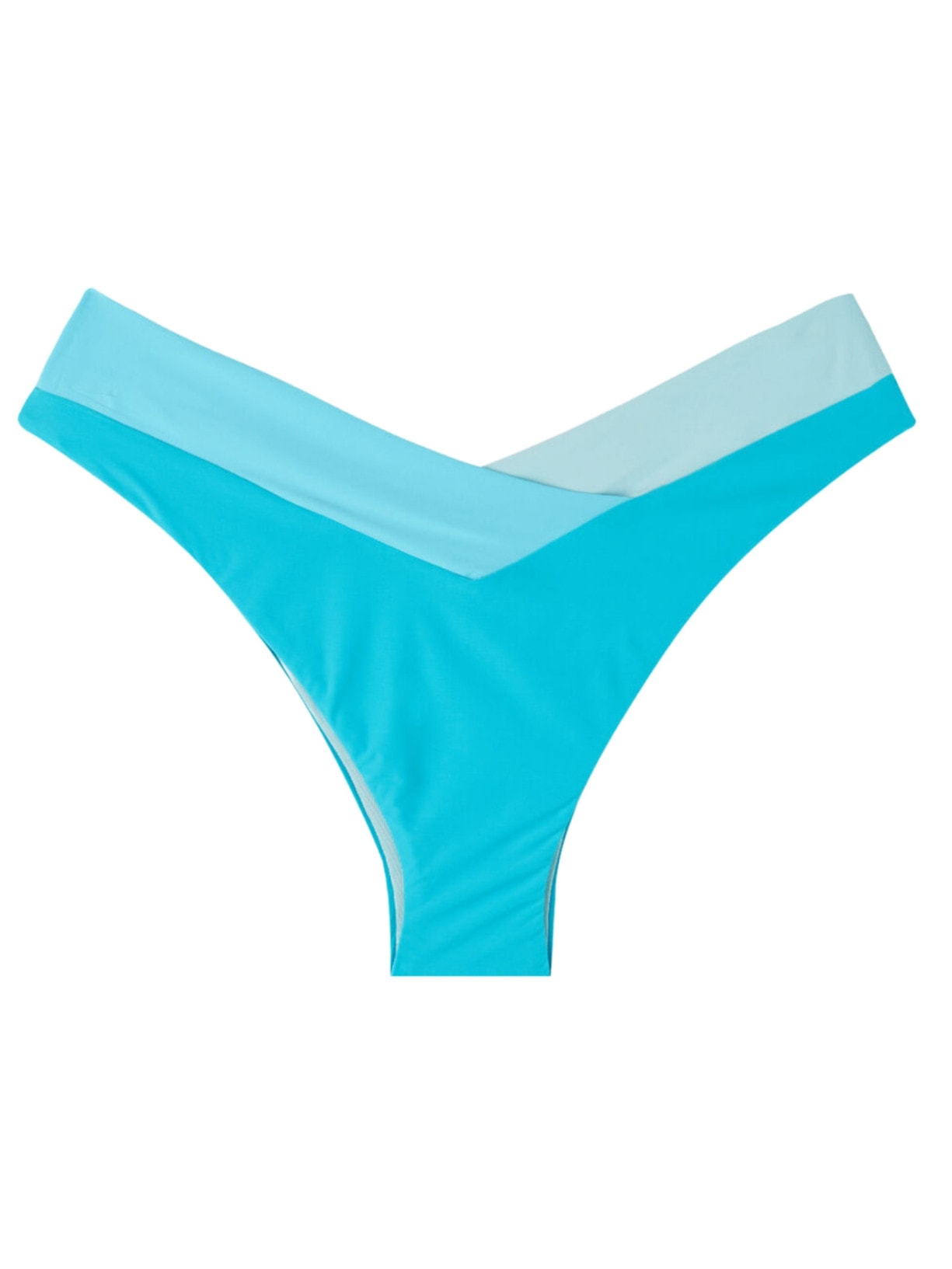 Calcinha De Biquíni Brasileira Cintura Alta Azzorre - Azul