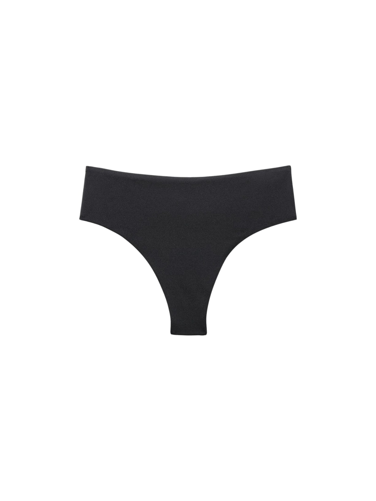 Calcinha De Biquíni Brasileira Cintura Alta Corset Charm Preto Calzedonia