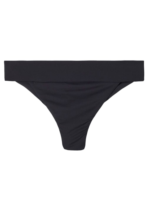 Calcinha De Biquíni Brasileira Cintura Alta Indonesia Eco - Preto