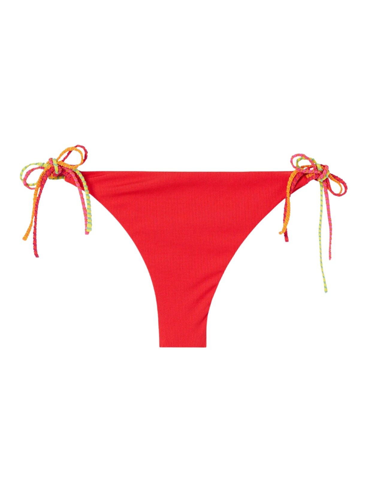 Calcinha De Biquíni Brasileira Com Laços Berlino Vermelho Calzedonia