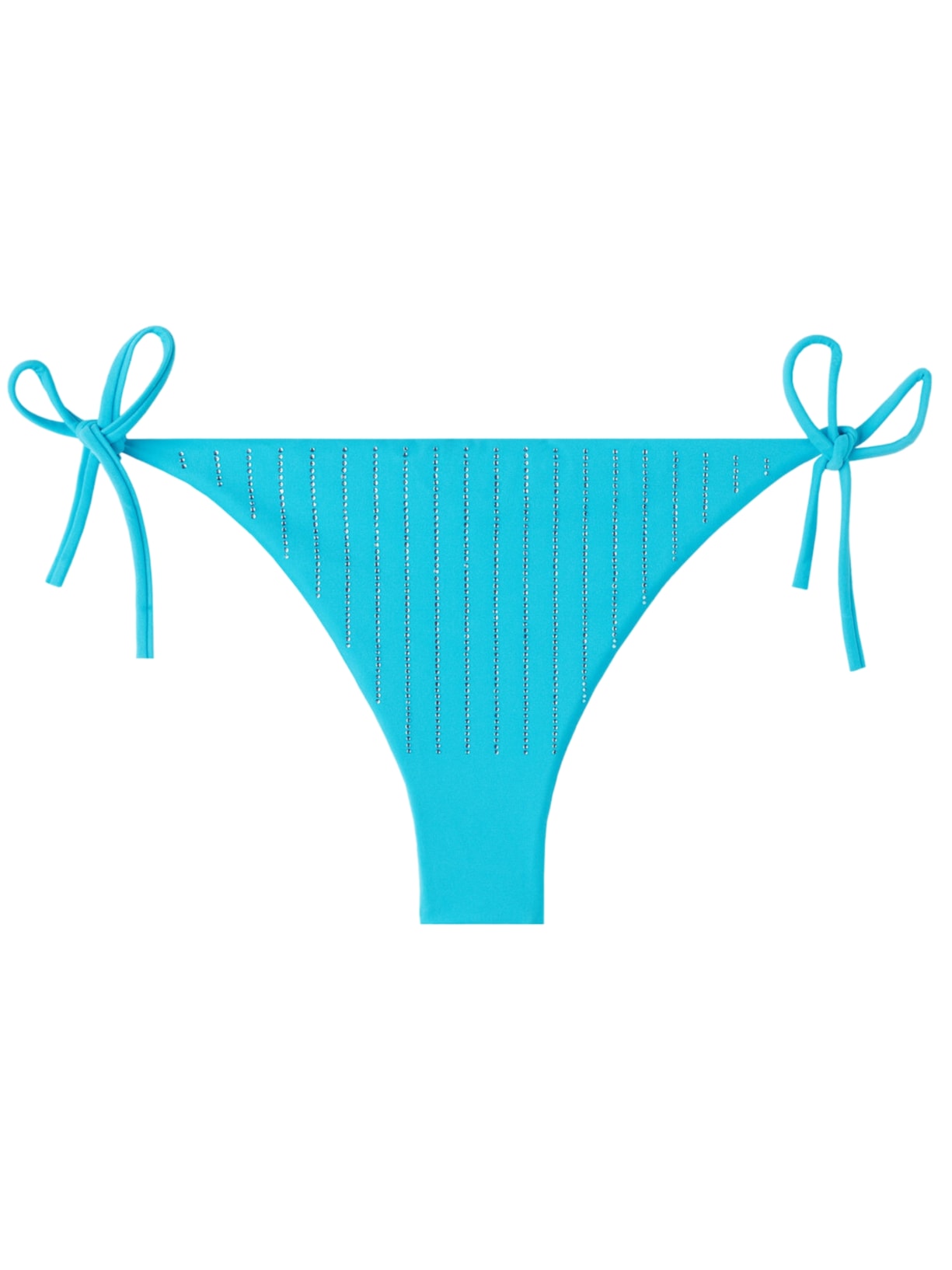 Calcinha De Biquíni Brasileira Com Laços e Strass Shanghai - Azul