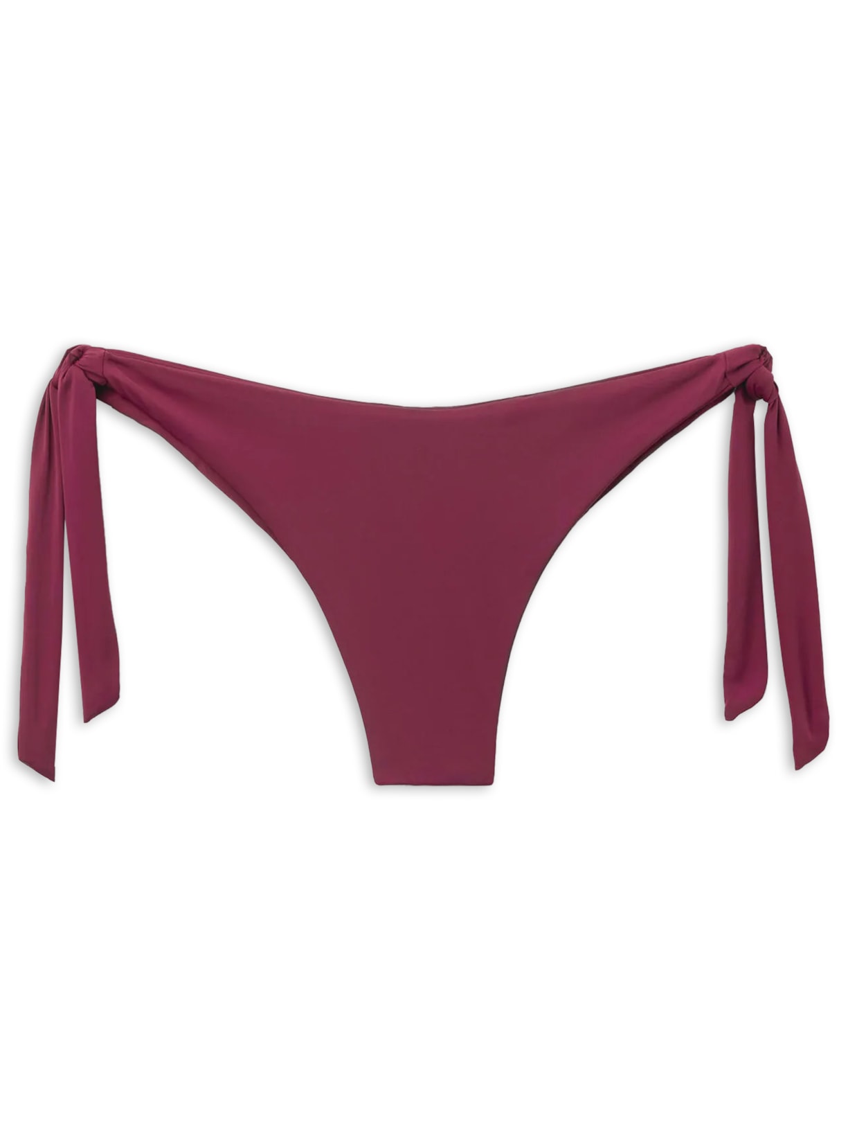 Calcinha De Biquíni Brasileira Com Laços Indonésia - Bordô