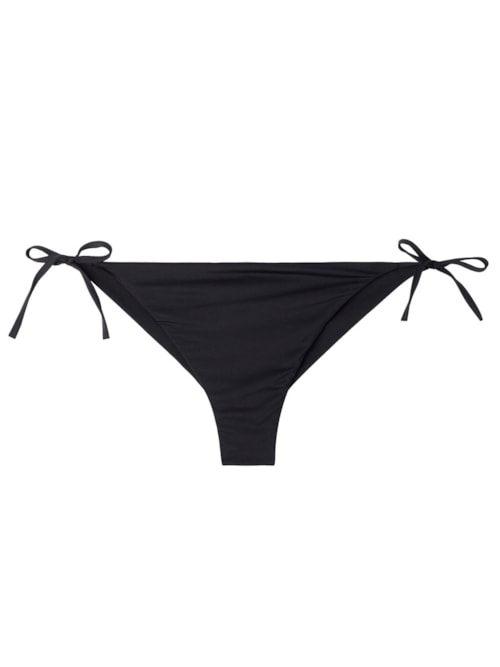 Calcinha De Biquíni Brasileira Com Laços Indonesia Eco - Preto