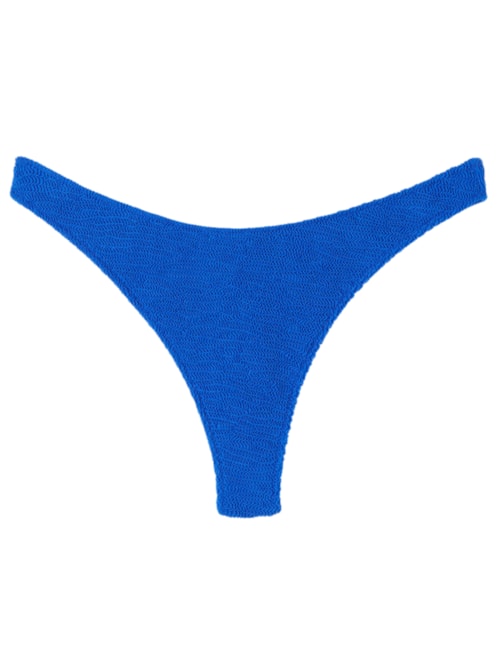 Calcinha De Biquíni Brasileira Crinkle Waves - Azul
