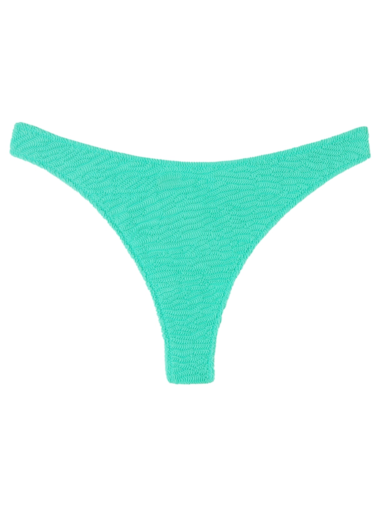 Calcinha De Biquíni Brasileira Crinkle Waves - Verde