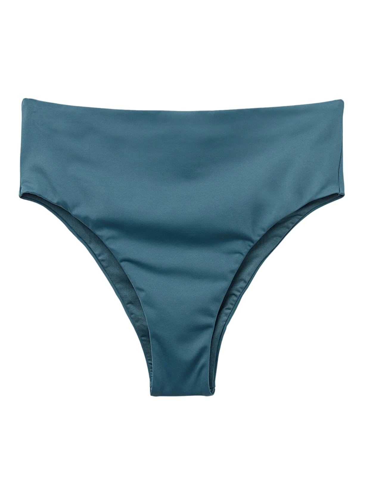 Calcinha De Biquíni Brasileira De Cintura Alta Scultura - Azul