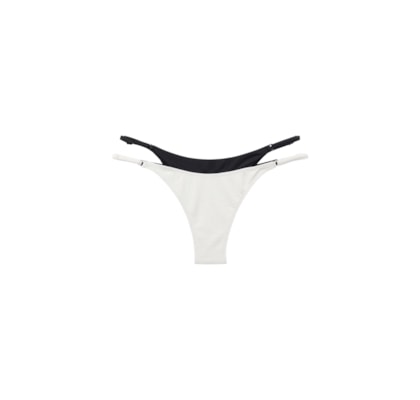 Calcinha De Biquíni Brasileira Double Bikini - Branco