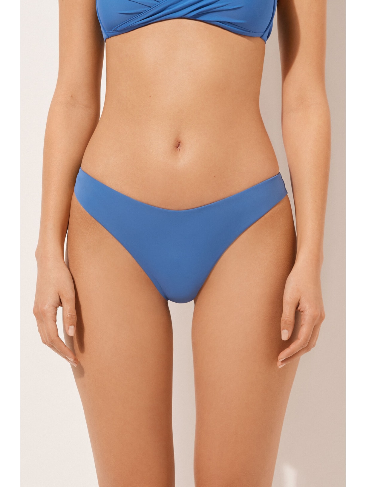 Calcinha De Biquíni Brasileira Indonésia Azul Calzedonia