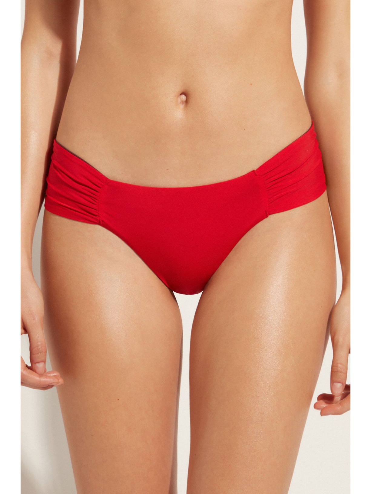 Calcinha De Biquíni Brasileira Indonésia Vermelho Calzedonia