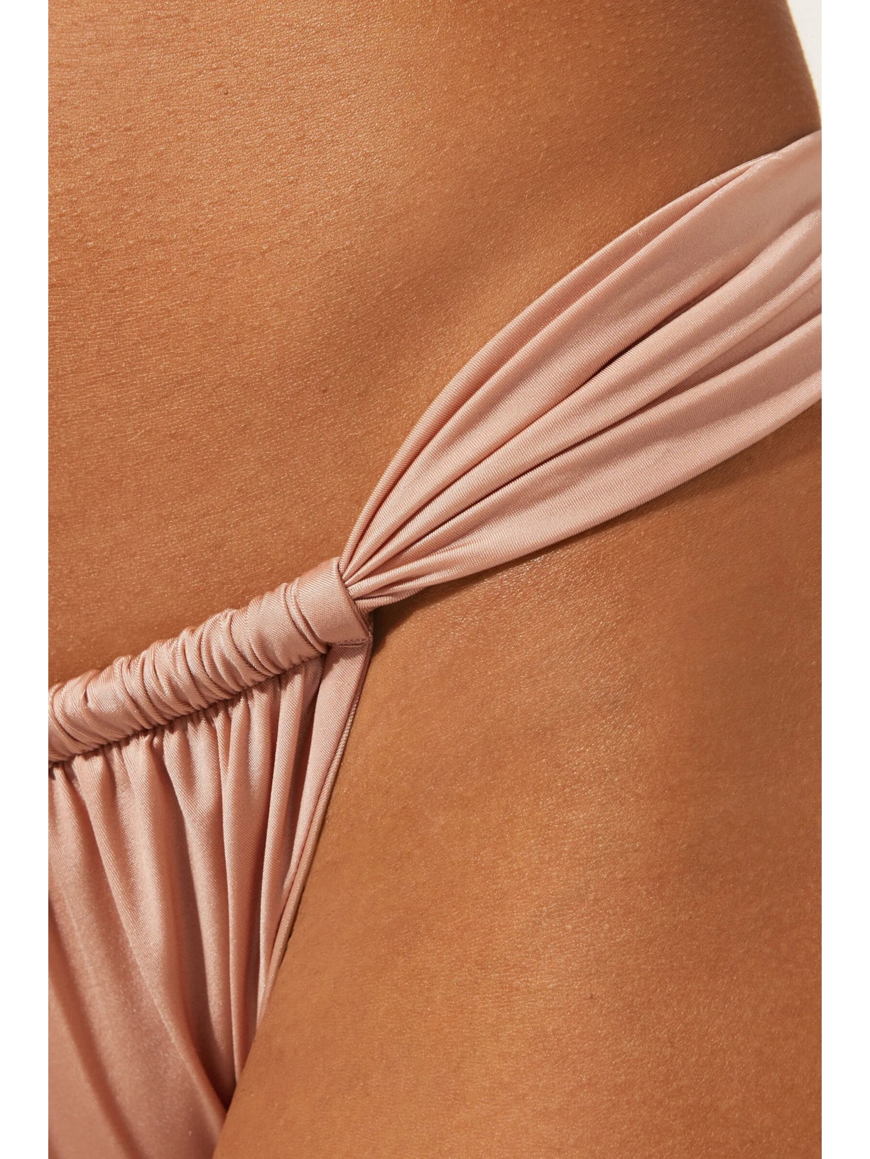 Calcinha De Biquíni Brasileira Shiny Satin Rosa Calzedonia