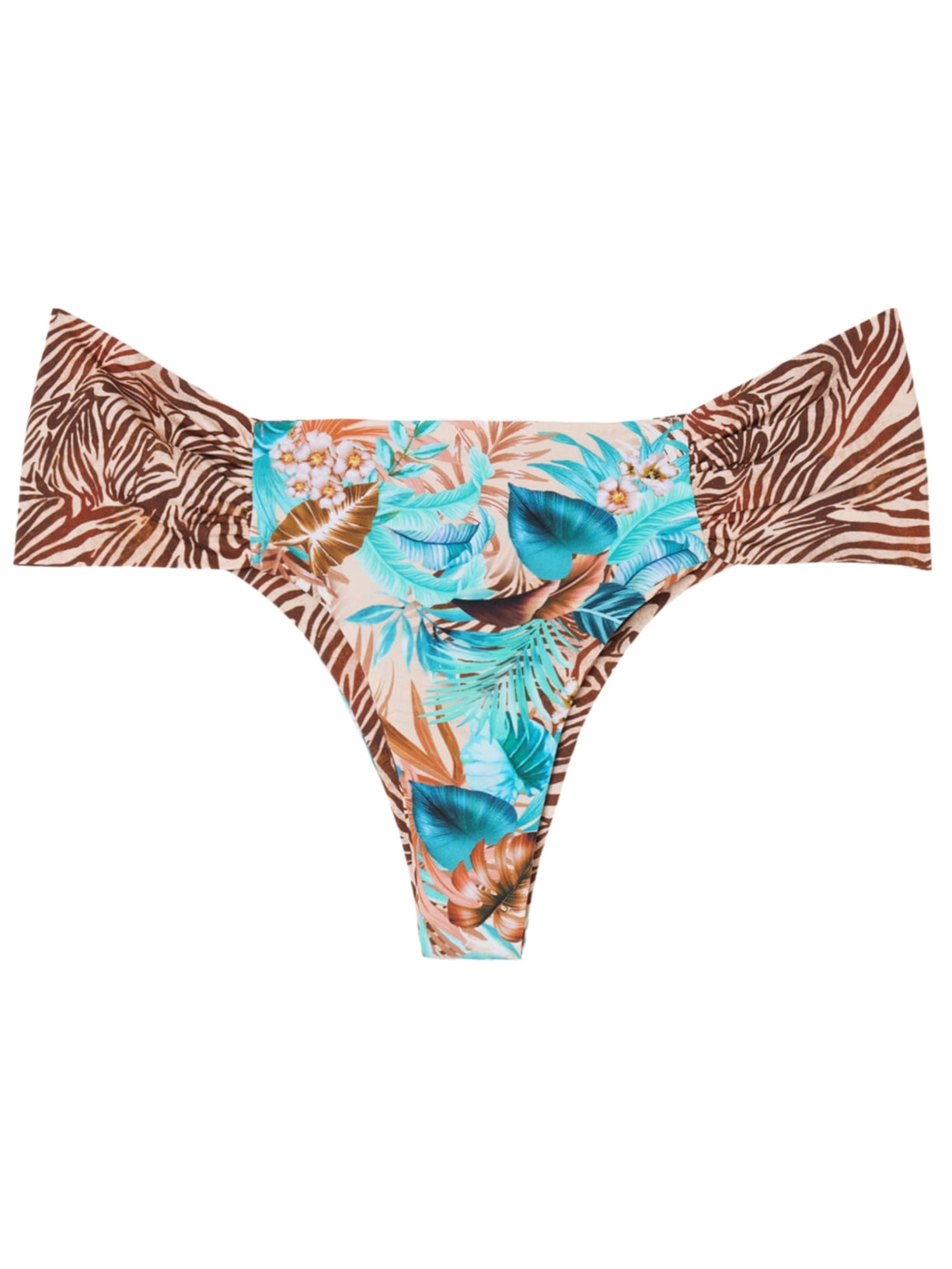 Calcinha De Biquíni Brasileira Wild Foliage - Verde