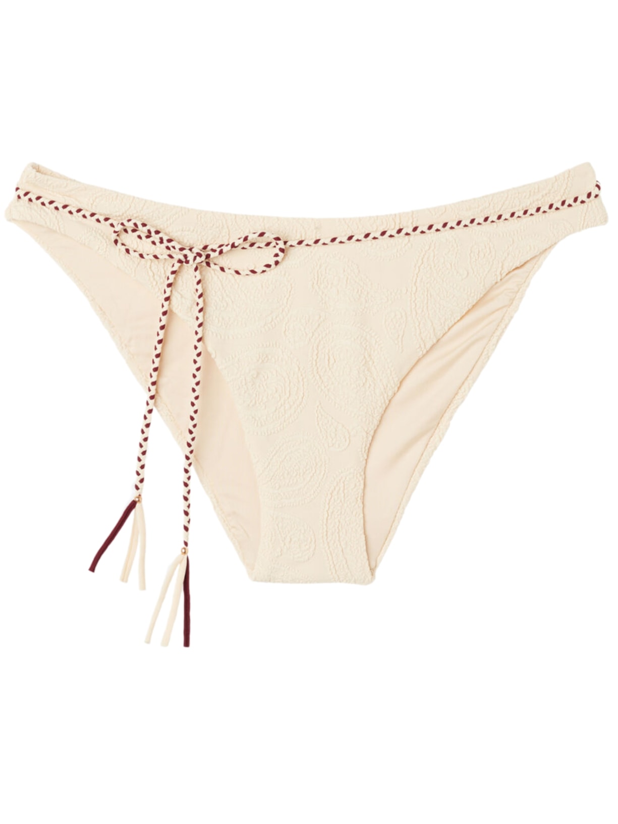 Calcinha De Biquíni Cashmere Twist - Off-White