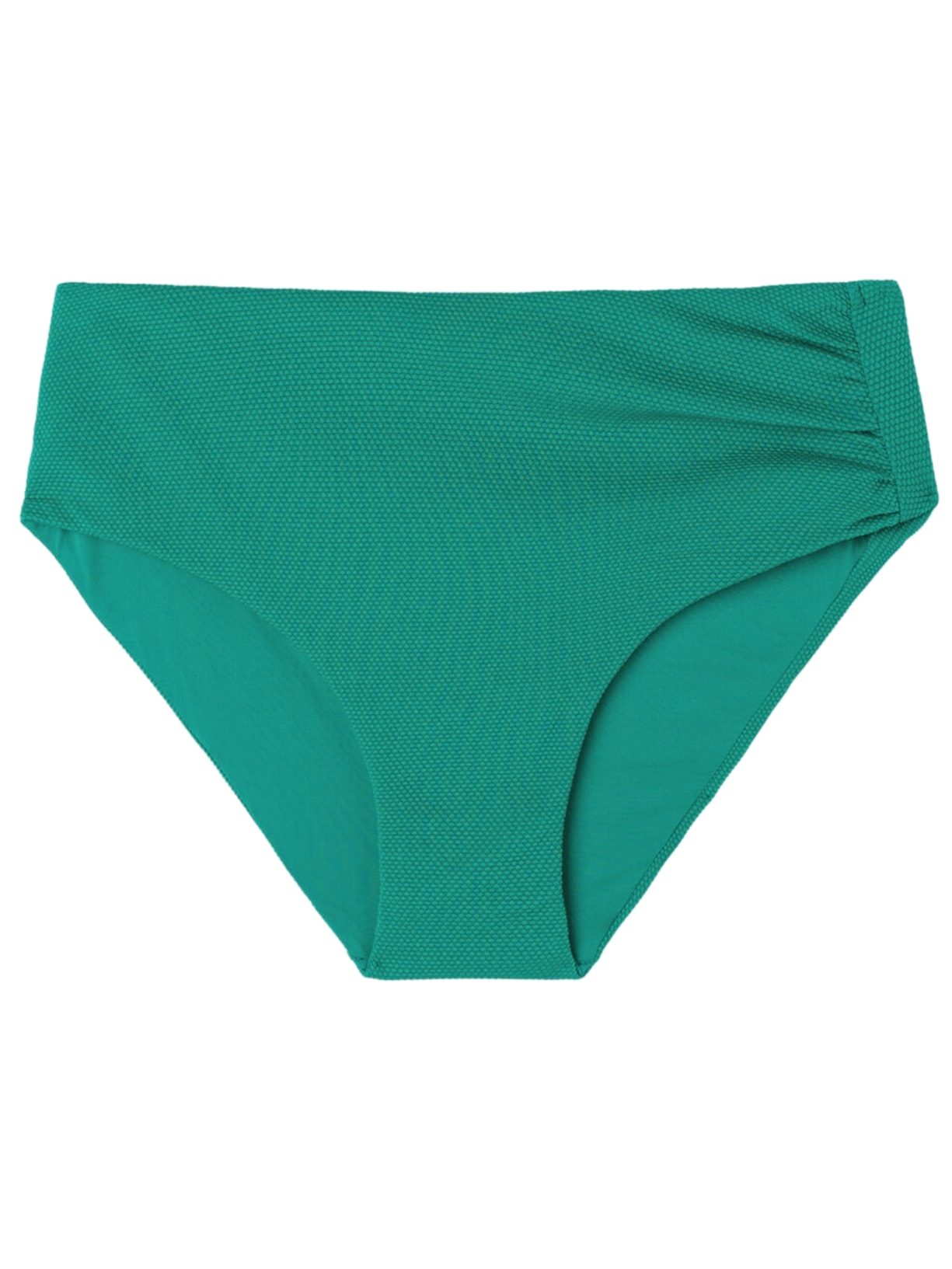 Calcinha De Biquíni Cintura Alta Classic Piquet - Verde