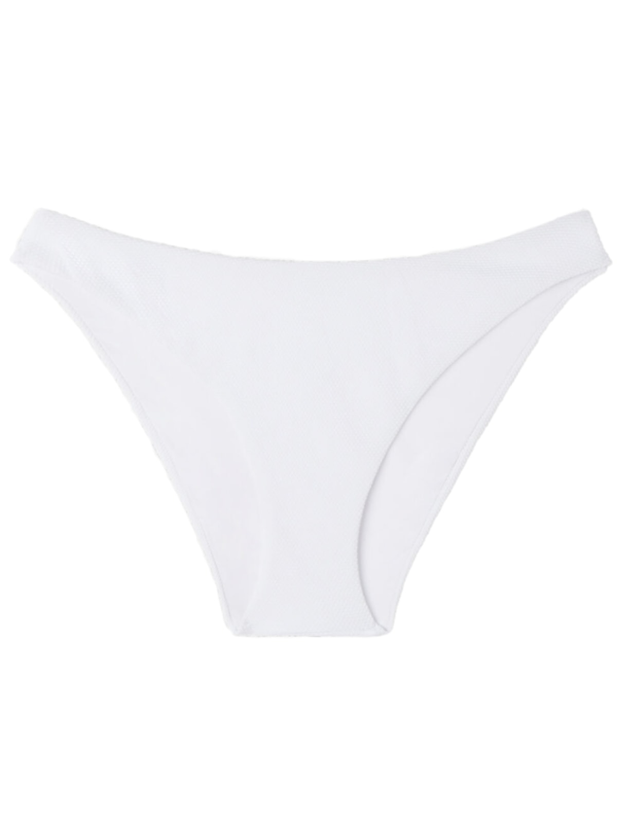 Calcinha De Biquíni Classic Piquet - Branco