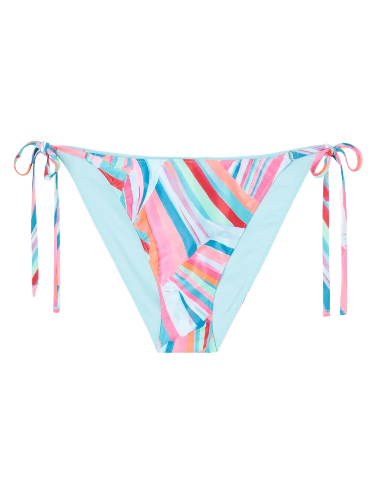 Calcinha De Biquíni Com Amarração Neon Summer - Azul