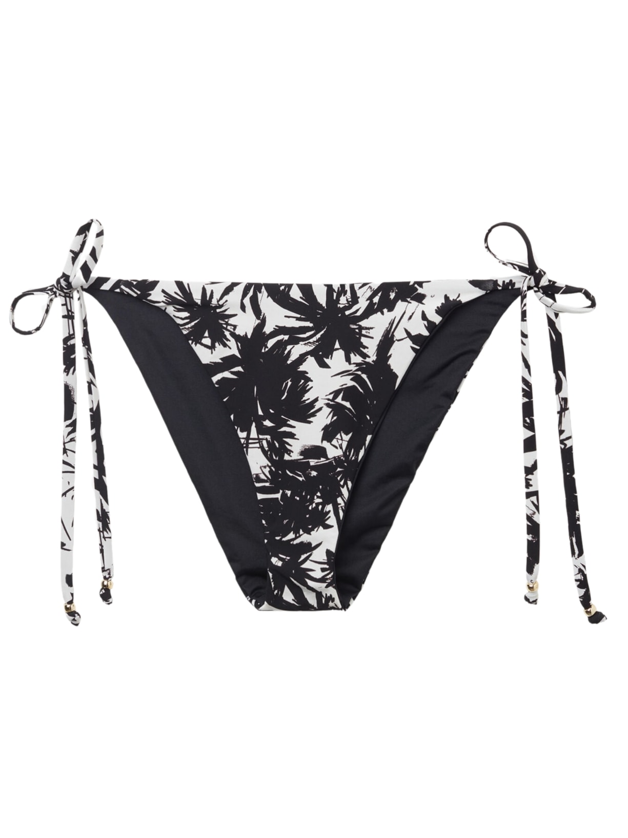 Calcinha De Biquíni Com Amarração Palms - Preto