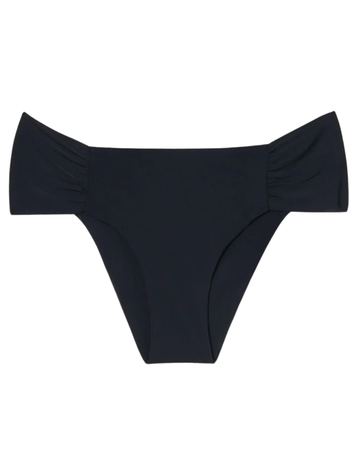 Calcinha De Biquíni Com Drapeado Indonésia Preto Calzedonia