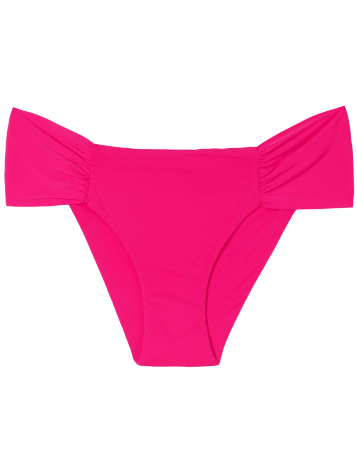 Calcinha De Biquíni Com Drapeado Indonésia Rosa Calzedonia