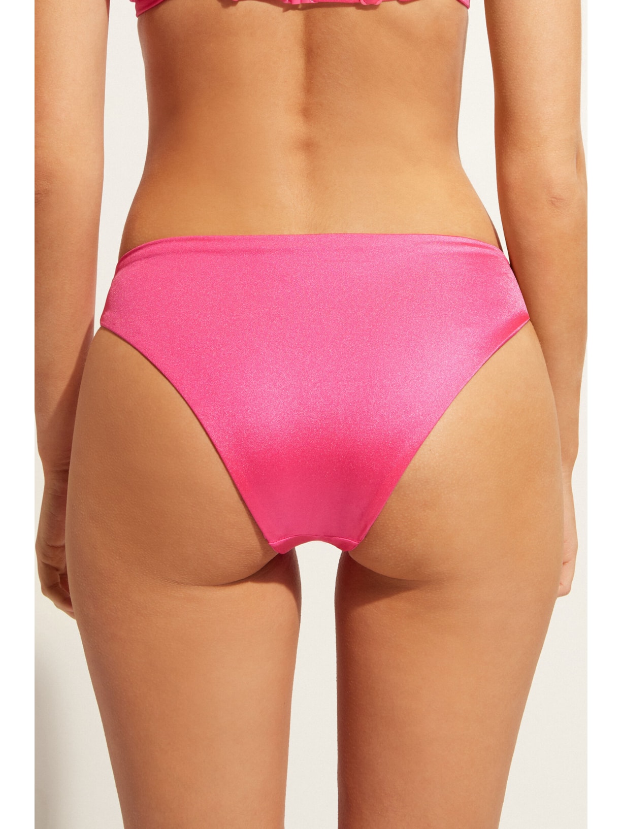 Calcinha De Biquíni Com Flores Parigi Rosa Calzedonia