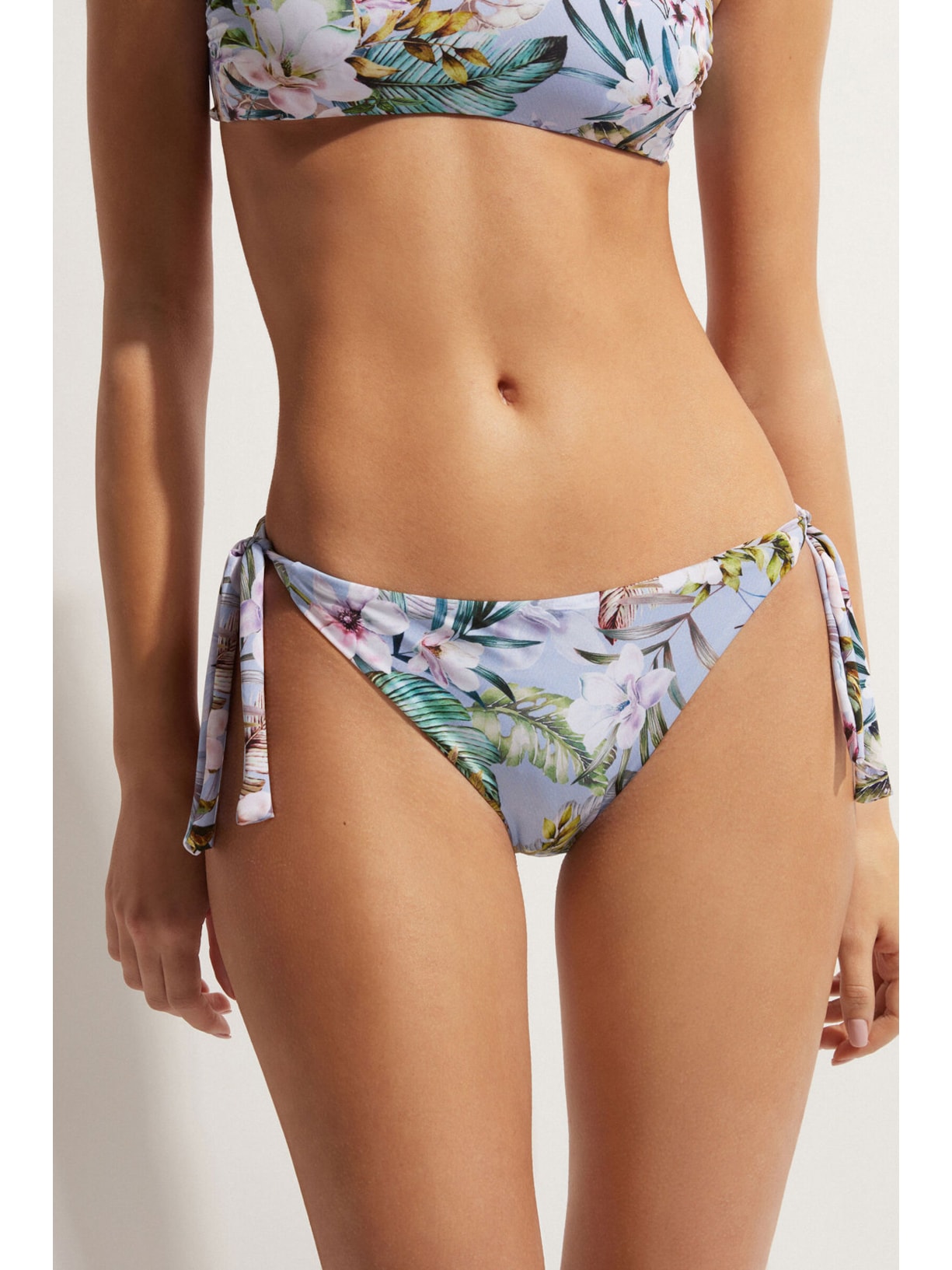 Calcinha De Biquíni Com Laços Atene Azul Calzedonia