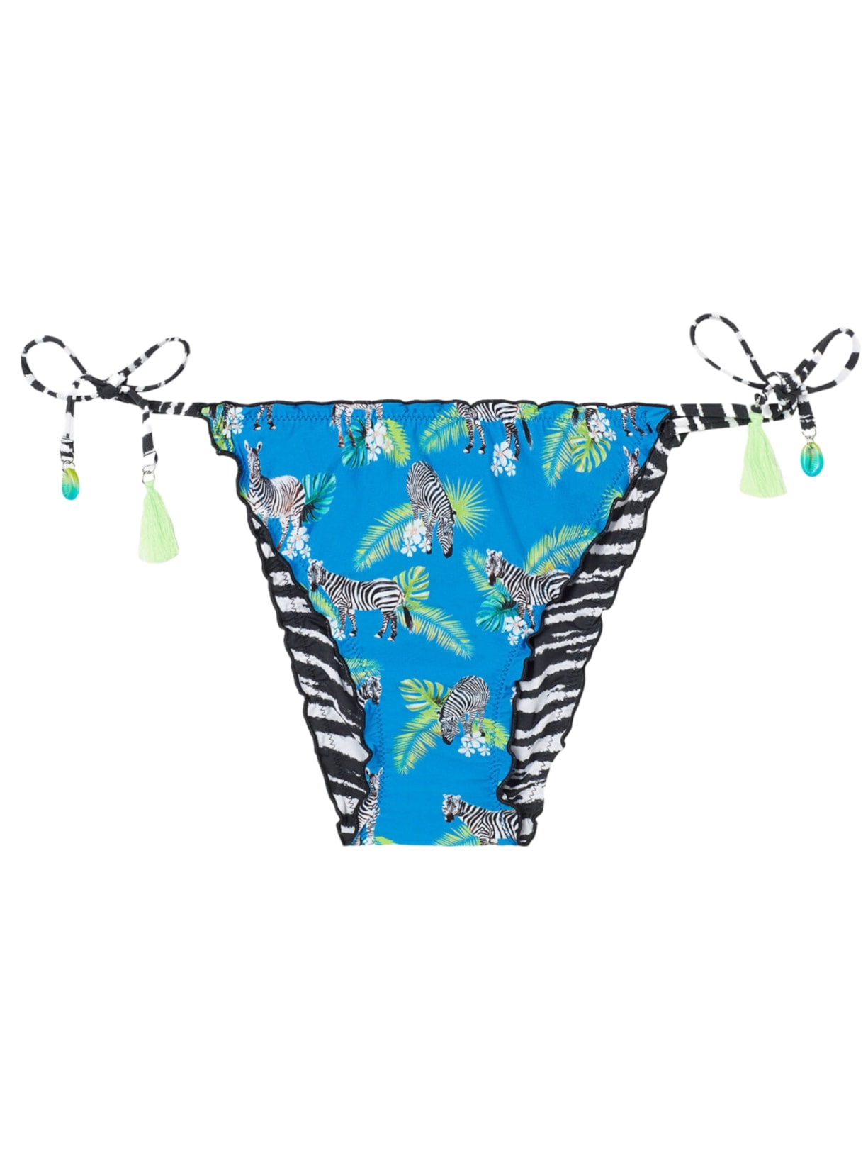 Calcinha De Biquíni Com Laços Cancun - Azul