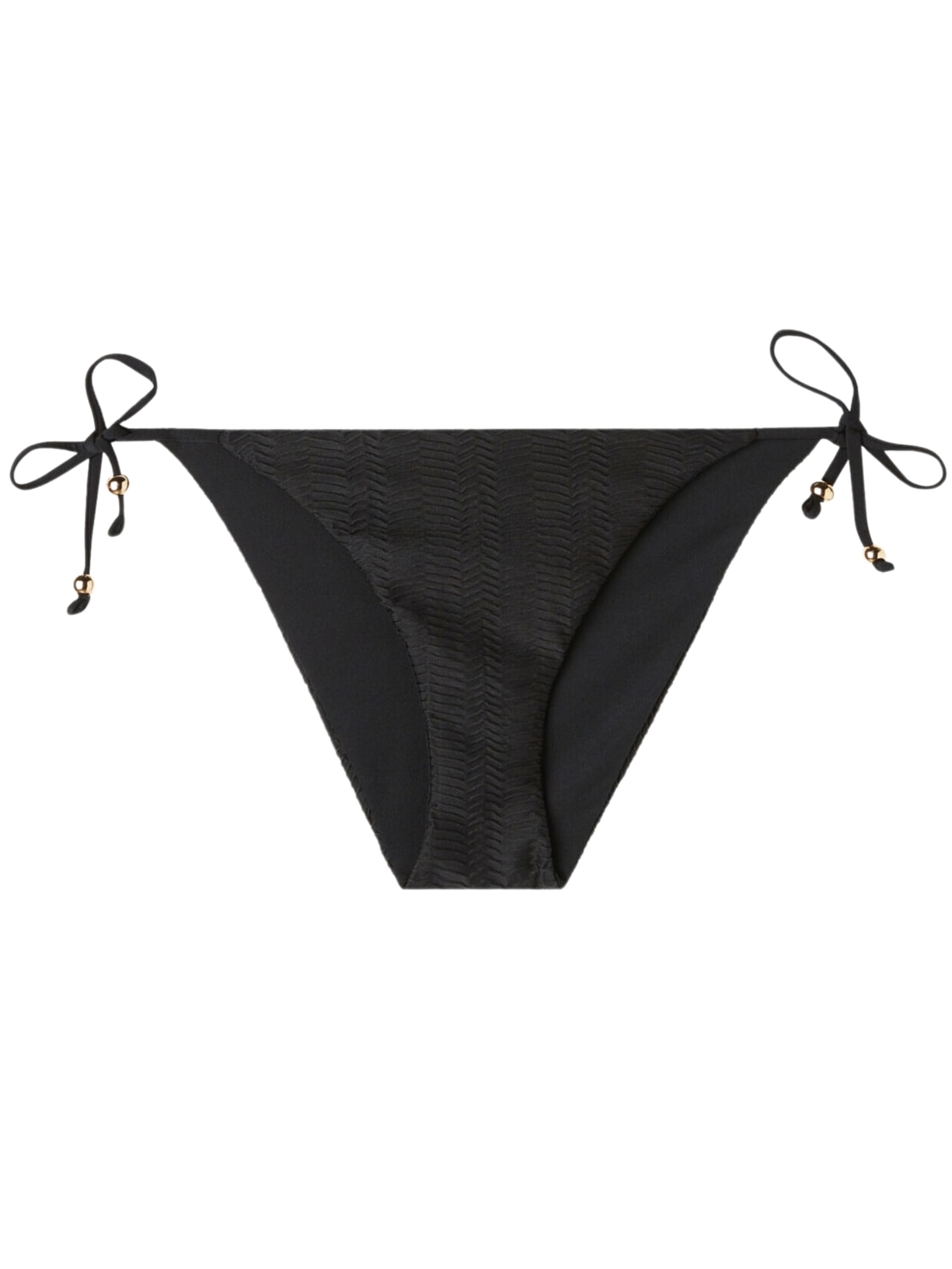 Calcinha De Biquíni Com Laços Casablanca - Preto