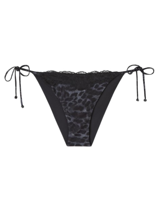 Calcinha De BiquÃni Com Laços Daloa - Preto