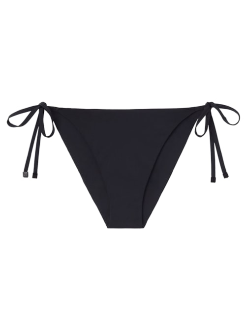 Calcinha De Biquíni Com Laços Indonésia - Preto