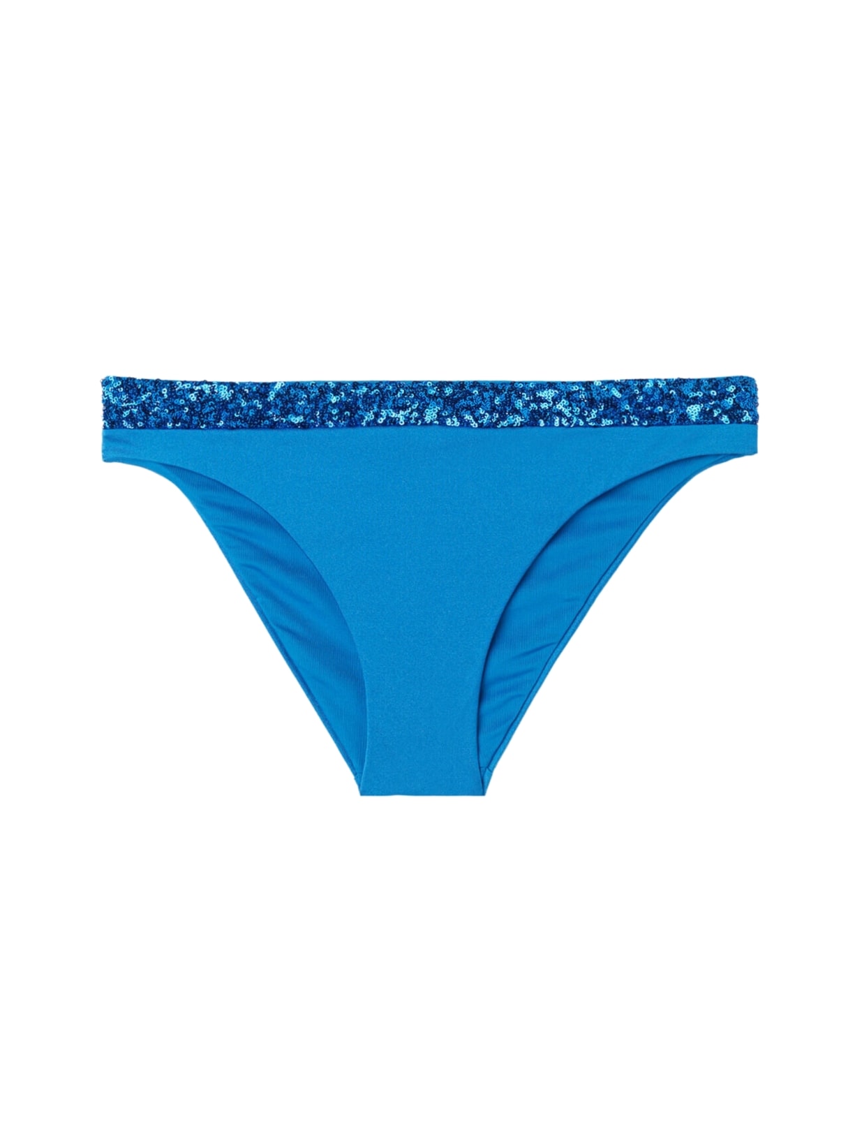 Calcinha De Biquíni Com Paetês Cannes - Azul