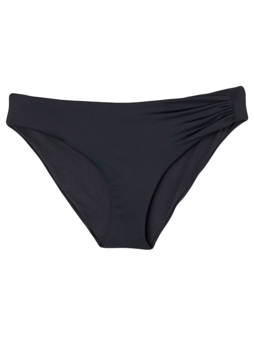 Calcinha De Biquíni De Cintura Alta Indonesia Eco - Preto