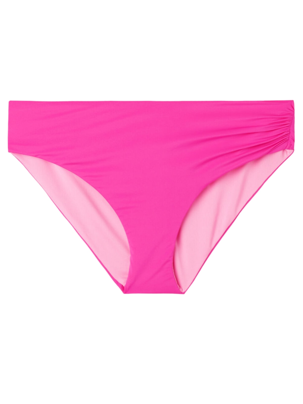 Calcinha De Biquíni De Cintura Alta Indonésia - Rosa