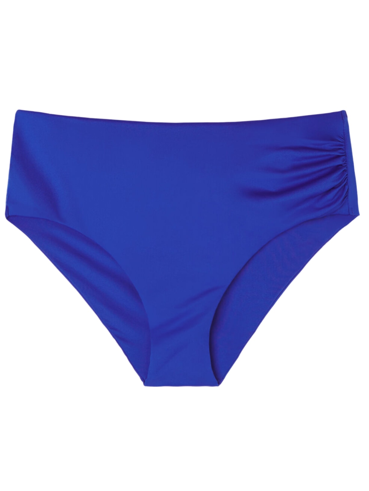 Calcinha De Biquíni De Cintura Alta Modeladora Indonésia - Azul