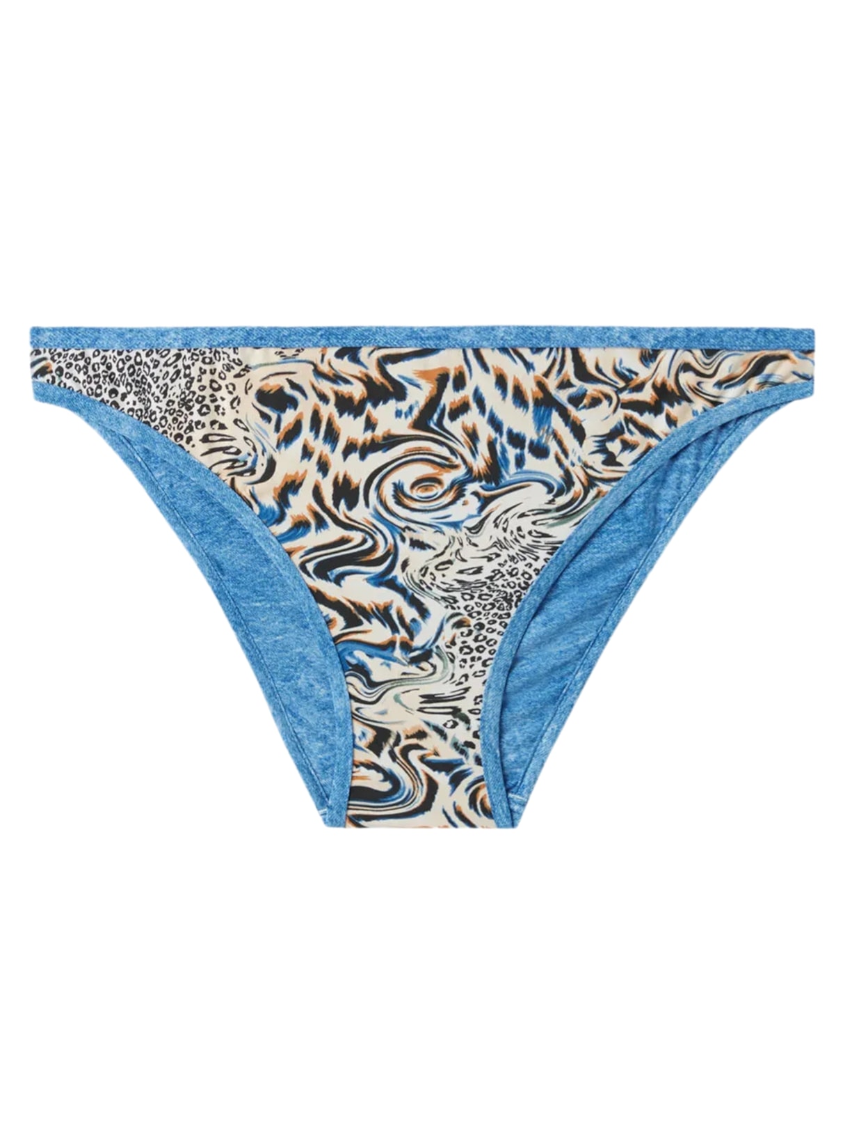 Calcinha De Biquíni Dupla Face Mykonos - Azul