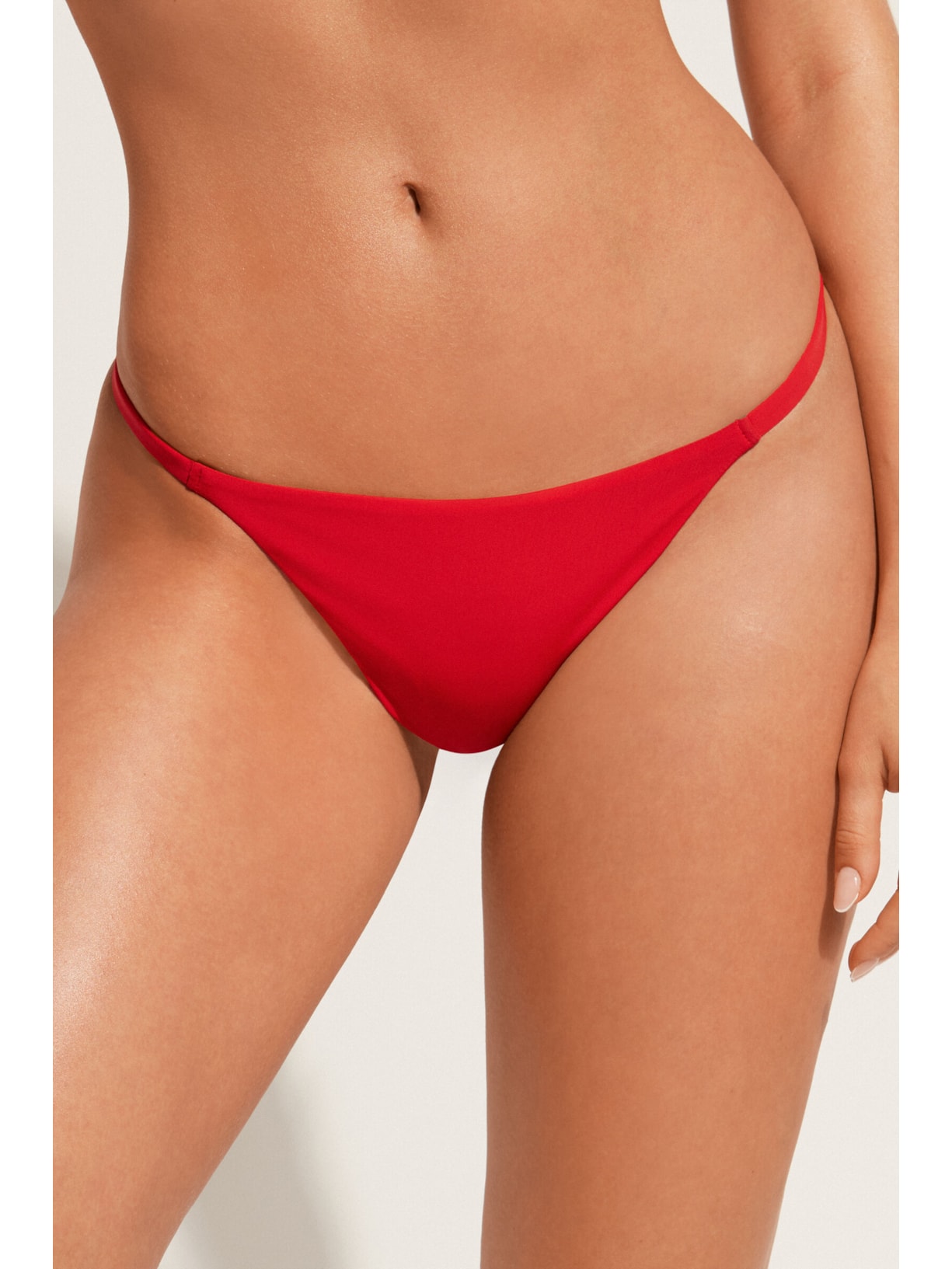 Calcinha De Biquíni Fio Dental Indonésia Vermelho Calzedonia