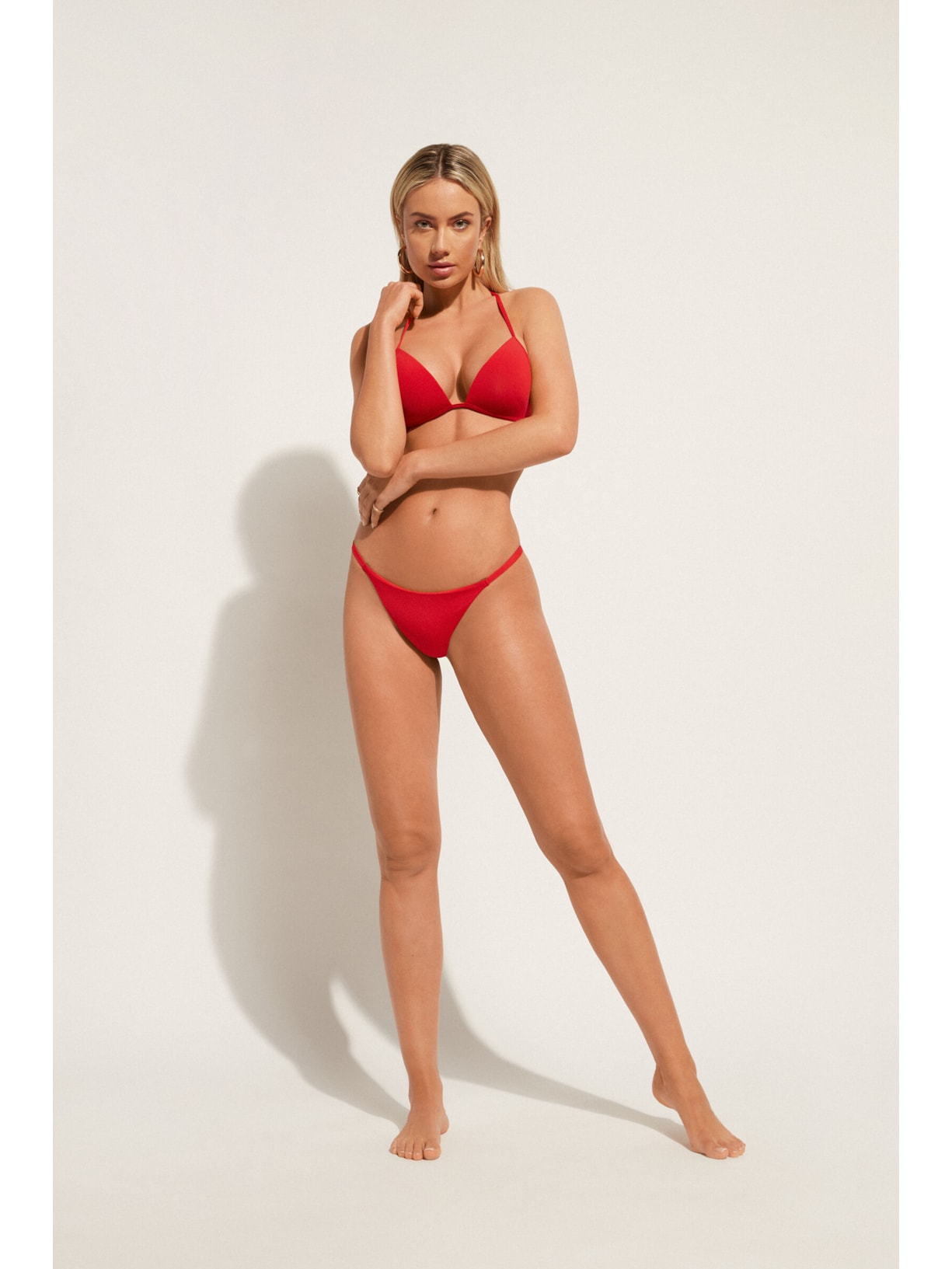 Calcinha De Biquíni Fio Dental Indonésia Vermelho Calzedonia