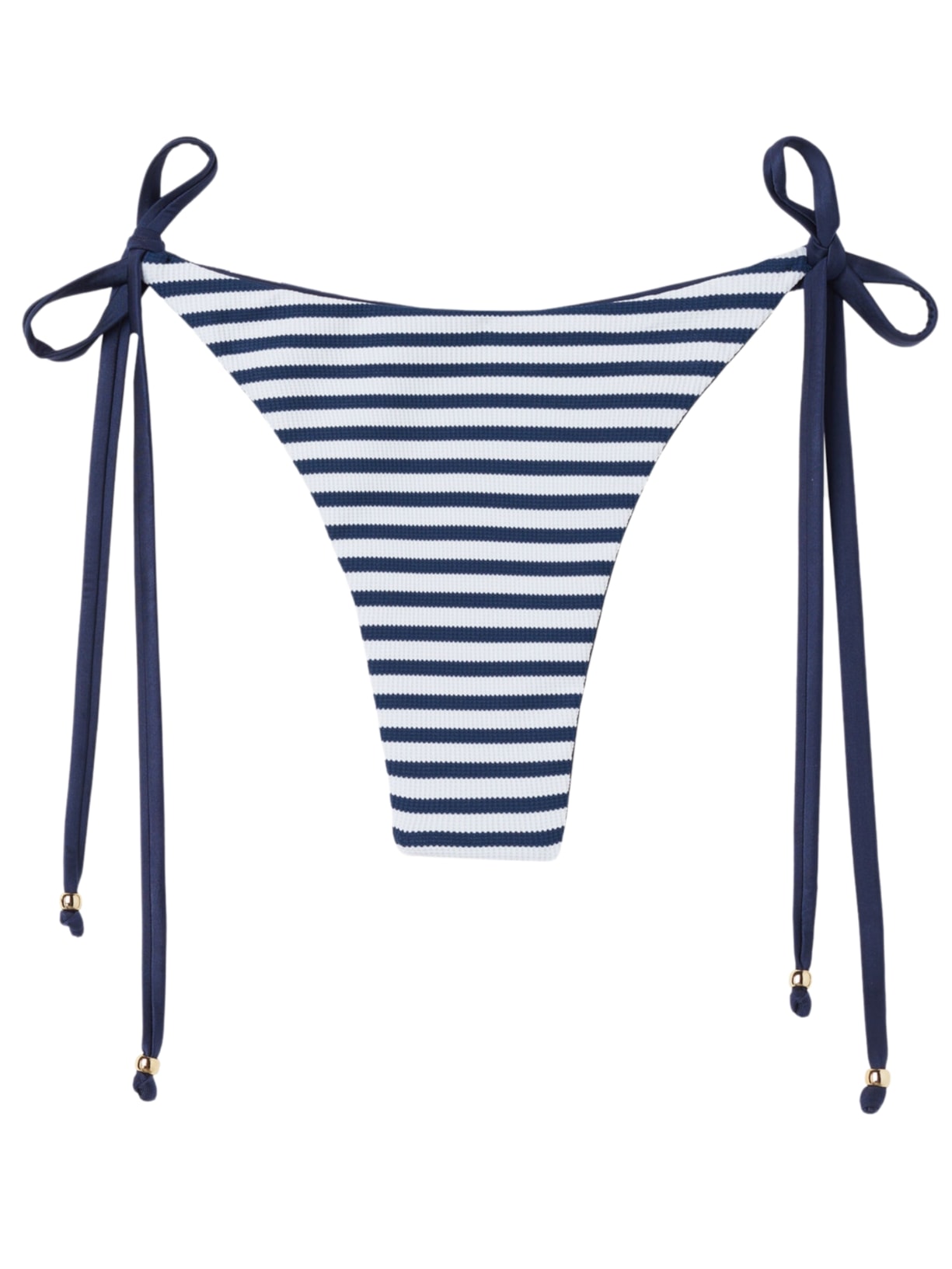 Calcinha De Biquíni Fio Dental Nautical Stripes - Azul